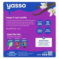 Yasso Frozen Greek Yogurt Indulgent Vanilla Chocolate Crunch - 10.6 fl oz/4ct
