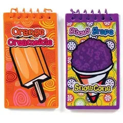 Fun & Functional! Scented Eraser Memo Pads with Covers (4 Pack)
