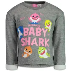 Pinkfong Baby Shark Baby Girls Fleece T-Shirt and Pants Infant