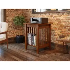 Printer Stand Classic Mission Walnut - AFI