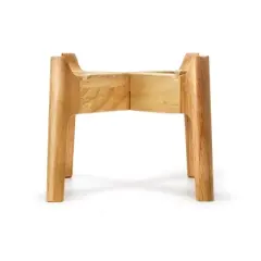 LifeStraw Home 35 Cup Plastic Water Filter Dispenser Wooden Stand