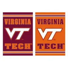Evergreen NCAA Virginia Tech Suede House Flag 28 x 44 Inches Outdoor Decor for Homes and Gardens