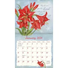 Lang 2024 Wall Calendar 24"x12" Nature's Grace