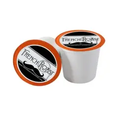 Fresh Roasted Coffee - 48 CT French Roast Dark Roast Single Serve Pods