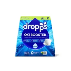 Dropps Laundry Oxi Booster Whitener & Stain Remover Biobased Detergent Pods - Unscented - 25ct