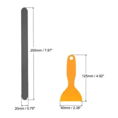 Unique Bargains Non Slip Bathtub Stickers Safety Shower Treads Adhesive Decal Square with Scraper