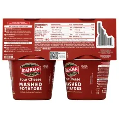 Idahoan Gluten Free Four Cheese Mashed Potato Cups - 6oz/4ct