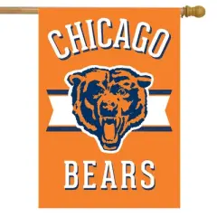 Briarwood Lane Retro Chicago Bears House Flag NFL Licensed Double-Sided 28"x40"