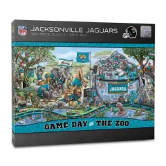 NFL Jacksonville Jaguars Game Day at the Zoo 500pc Puzzle