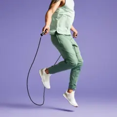 1.6" Segmented Jump Rope - Black - All In Motion&trade;: Polypropylene & TPR Material