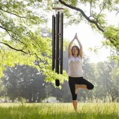 Lambright Chimes Music of The Universe Wind Chime - Amish Handcrafted, 84"