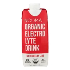Nooma Organic Watermelon Lime Electrolyte Drink - Case of 12/16.9 oz