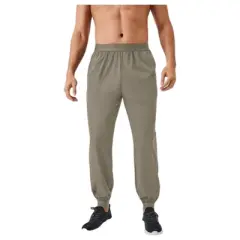 Anna-Kaci Active Men's Tapered Lounge Pants with Stretch Waistband and Elastic Cuffs for Everyday Comfort