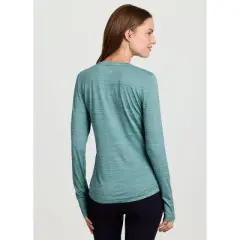 RBX Active Women's Athletic Fit Buttery Soft Quick Drying Long Sleeve Workout Top with Thumbholes