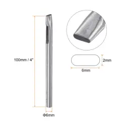 Unique Bargains Hardened Steel DIY Belt Watch Band Oval Hollow Leather Hole Punch