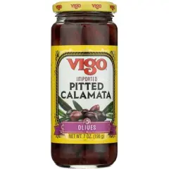 Vigo Pitted Calamata Olives - 6 pack, 7 oz