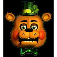 Five Nights at Freddy's Leprechaun Freddy Boy's Black T-shirt