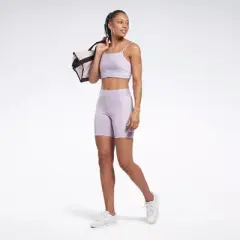 Reebok Yoga Performance Rib Shorts Womens Athletic Shorts