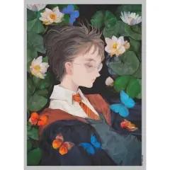 Women's Harry Potter Artistic Harry in Lily Pads T-Shirt