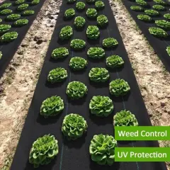 Heavy Duty Weed Barrier Landscape Fabric, 5 oz Commercial Road Fabric for Weed Control, Ground Cover, Gardening Mat