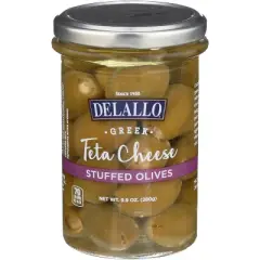 DeLallo Stuffed Feta Olives - Case of 6 - 9.9 oz