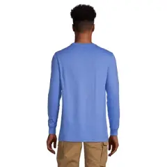 Lands' End Men's Super-T Long Sleeve T-Shirt with Pocket