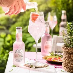 Fentimans Botanically Brewed Natural Pink Grapefruit Tonic 6 Pack, 6.7 fl oz Bottles &ndash; Premium Mixer for Cocktails & Refreshing Drinks