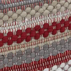 Park Designs Farmhouse Holiday Chindi Table Runner - 54"L - Gray
