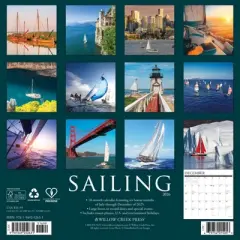 Willow Creek Press 2026 Sailing Wall Calendar
