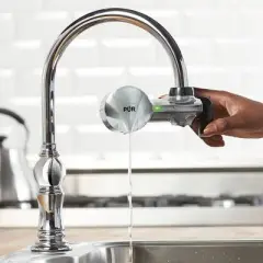 PUR Filtration PLUS Faucet Horizontal Mount Water Filtration System Chrome PFM400H: Best Sink Filter, Lead & Mercury Removal, Easy Install