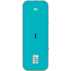 Aqua Marina 8.2'' Peace Inflatable Fitness Mat - Turquoise Blue
