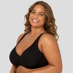 Fit For Me by Fruit of the Loom Womens Plus Size Beyond Soft Cotton Unlined Underwire Bra