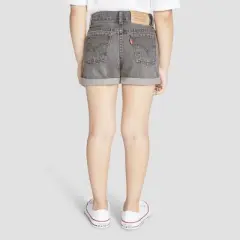 Levi's&reg; Girls' Girlfriend Jean Shorts - Washed Black