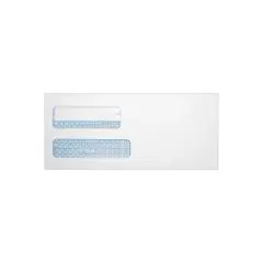 Quality Park Redi-Seal Self Seal #10 Double Window Envelope 4 1/2" x 9 1/2" White 24559-QP-250