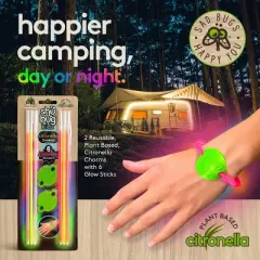 Shubug 6pk Kids Citronella Glow Bracelets