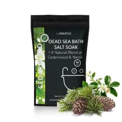 Dead Sea Cleansing Salt with 21 Minerals &ndash; Detoxifying & Nourishing for Skin & Mind Made in USA-IN-10283