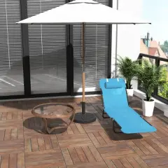 KTMBDW Relaxing Recliners Patio Chairs Adjustable Steel Mesh Lounge Chair Beach Chairs for Beach, Yard, Patio