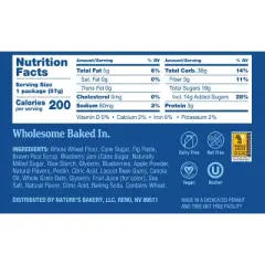 Nature's Bakery Blueberry Fig Bar - 12oz/6ct