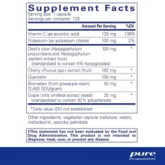 Pure Encapsulations - Uric Acid Formula - Hypoallergenic - with Vitamins and Herbal Extracts to Support Healthy Uric Acid Metabolism - 120 Capsules