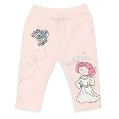 Star Wars Princess Leia R2-D2 Baby Girls 2 Pack Pants Newborn to Infant