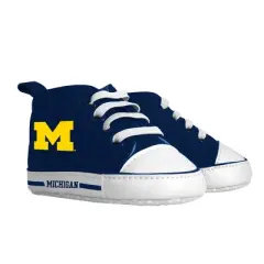 Baby Fanatic 2 Piece Bid and Shoes - NCAA Michigan Wolverines - White Unisex Infant Apparel