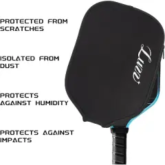 1 Pickleball Paddle Cover - Neoprene Sleeve for Luzz Pickleball Paddles - Pickleball Accessory and Gift - Protects Pickle Ball Rackets