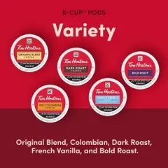 Tim Hortons Medium Roast Variety K-Cup Coffee Pods - Compatible with Keurig Brewers - 30 ct