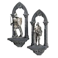 Design Toscano Knights of the Realm Wall Sculpture: Sir Gavin & Sir Samuel