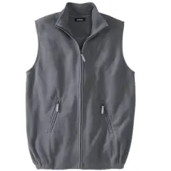 KingSize Men's Big & Tall Explorer Plush Fleece Zip Vest