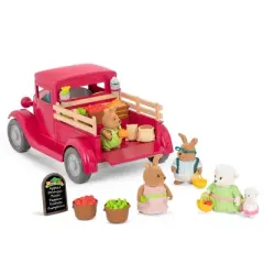 Li'l Woodzeez Farmer's Market Truck Playset