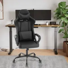 BestMassage Gaming Desk Chair Office Chair Computer Chair with Armrests 360&deg; Swivel Lumbar Support Executive Task Chair for Adults