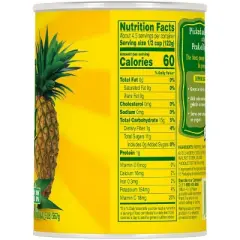 Del Monte Pineapple Chunks in 100% Juice 20oz