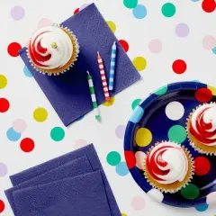 30ct Beverage Napkins Navy - Spritz&trade;