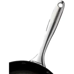 The Rock By Starfrit 11" Aluminum Deep Diamond Fry Pan Black
